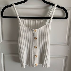 White Tank Top/Crop Top